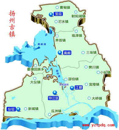 地图上的扬州古镇扬州古老的镇宝应县射阳湖镇