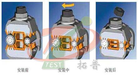 绝缘穿刺线夹工作原理图